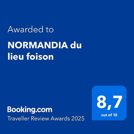 Normandia Du Lieu Foison Villa Nonant Exterior photo